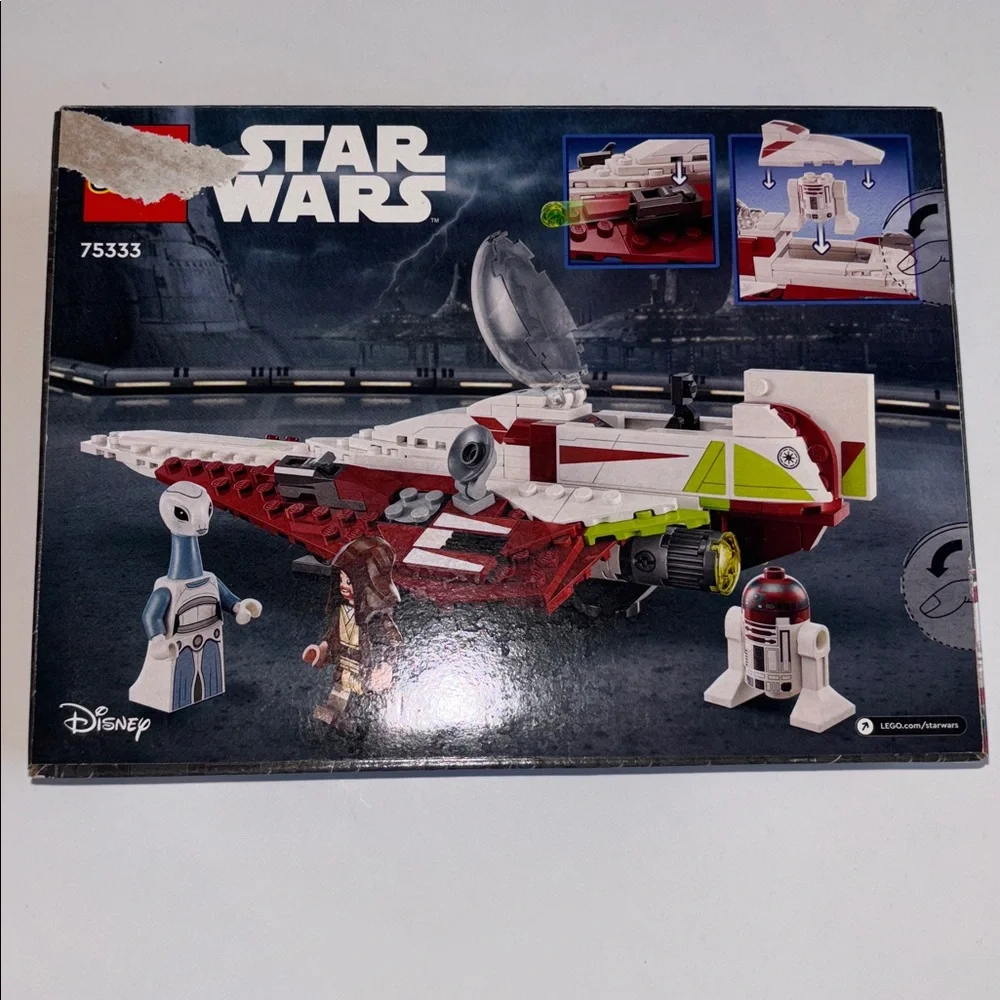 LEGO Star Wars Obi-Wan Kenobi Jedi Starfighter 75333 - B1-2 NEW